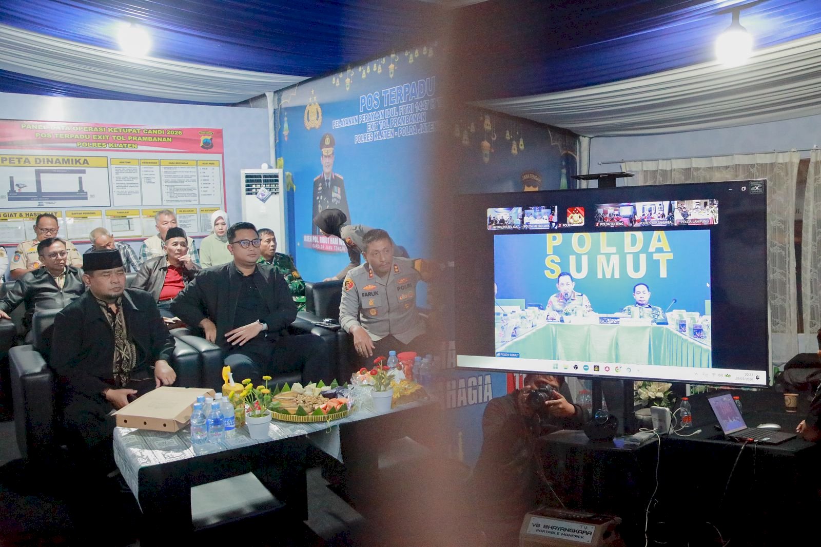 Bupati Klaten Monitoring Posko Mudik Bersama Forkopimda