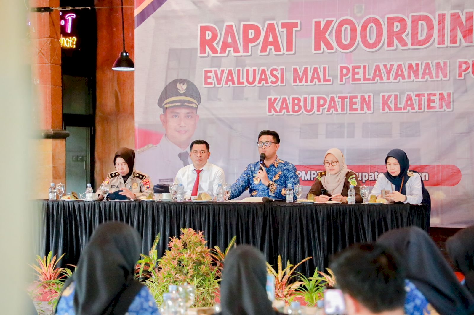 Bupati Klaten Hadiri Rakor Evaluasi MPP, Tekankan Peningkatan Kualitas Pelayanan Publik
