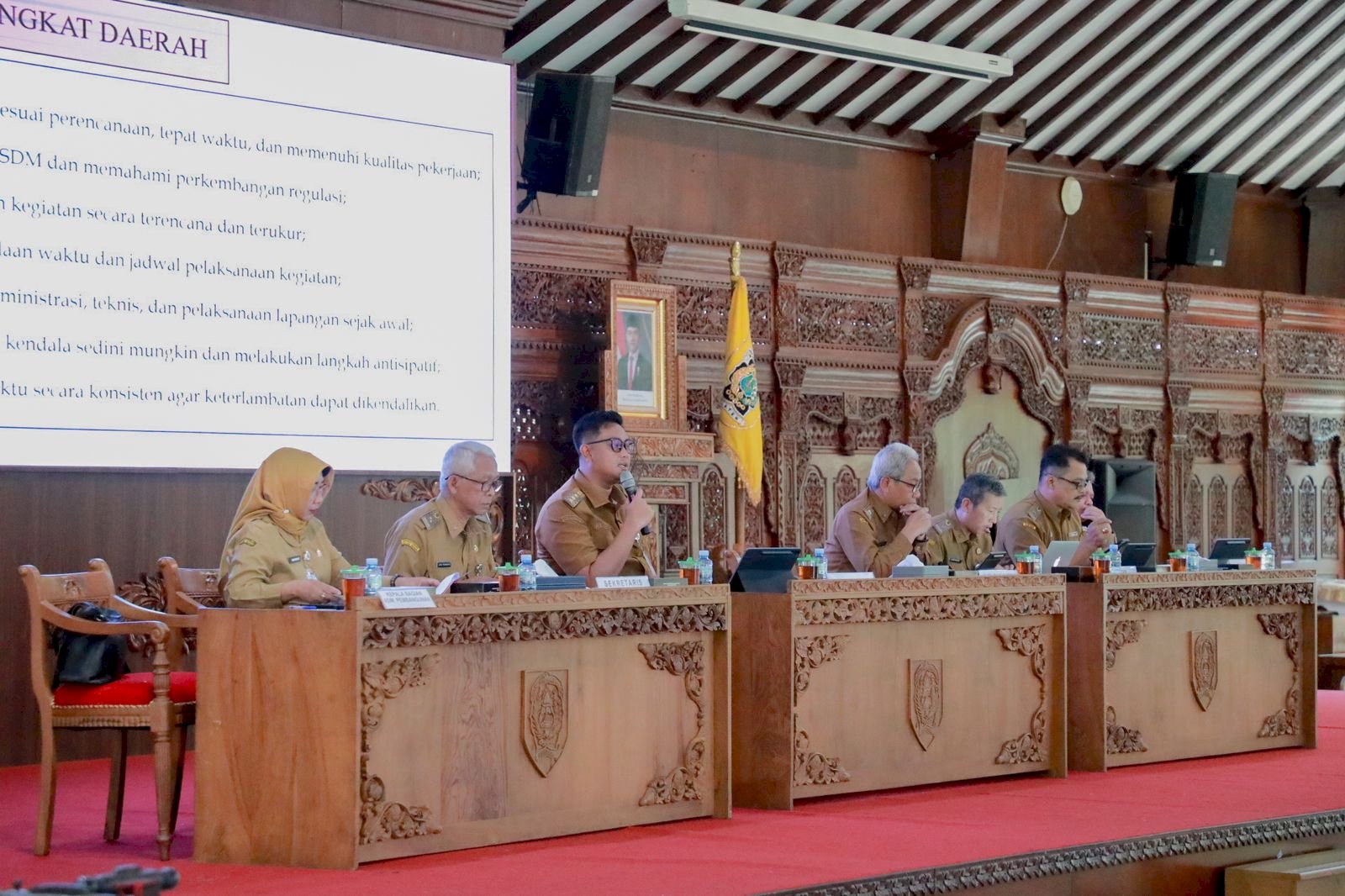 Hadiri Rakoorlak, Bupati Klaten Dorong Realisasi Program Tepat Waktu dan Tepat Mutu