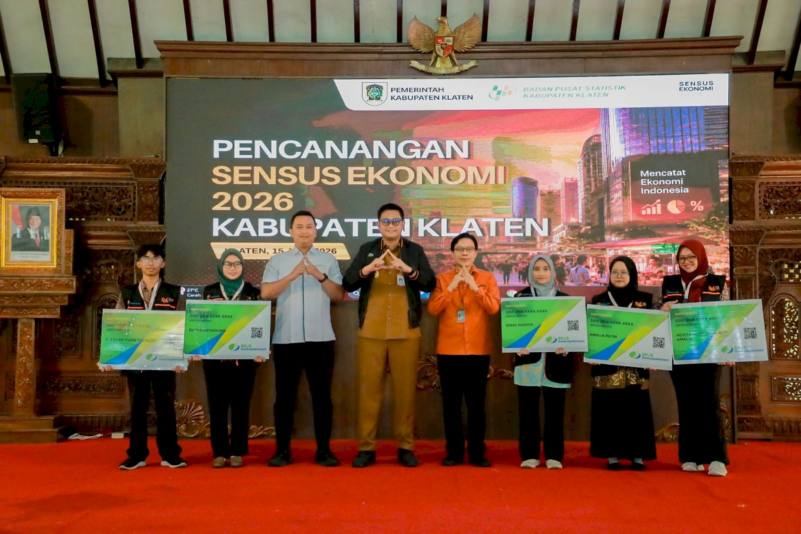 Bupati Klaten Canangkan Sensus Ekonomi 2026, Pendataan Resmi Dimulai