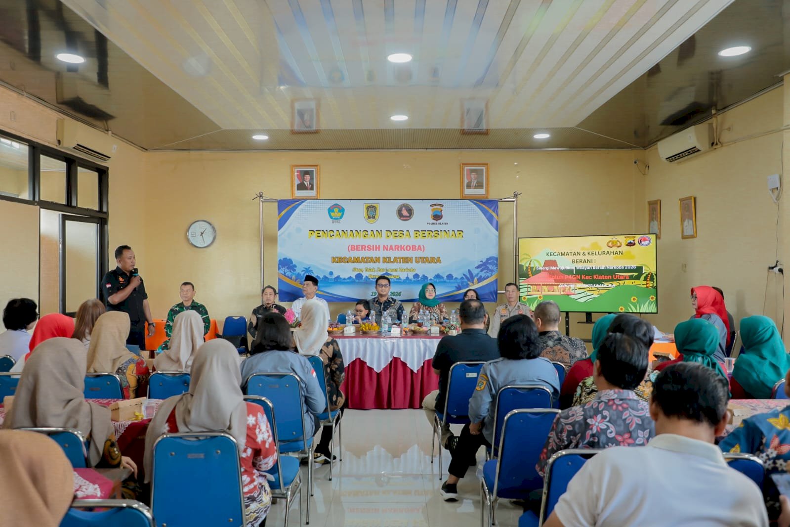 Klaten Utara Jadi Pelopor, Bupati Klaten Ajak Masyarakat Perkuat Desa Tangguh Bersih Narkoba