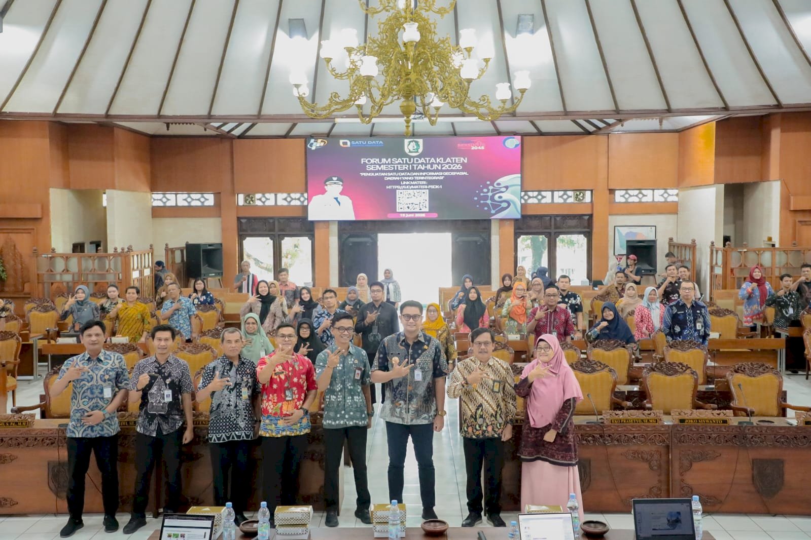 Hadiri Forum Satu Data Klaten, Bupati Dorong Terwujudnya Satu Data untuk Wujudkan Smart City