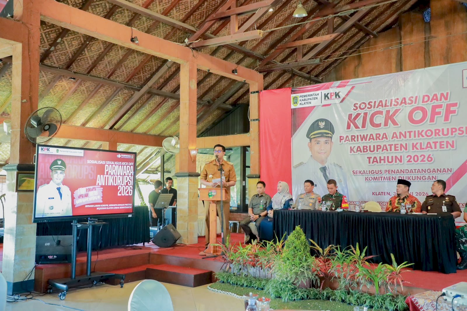 Bupati Klaten Ajak Seluruh Stakeholder Perkuat Budaya Antikorupsi Melalui Pariwara Antikorupsi 2026