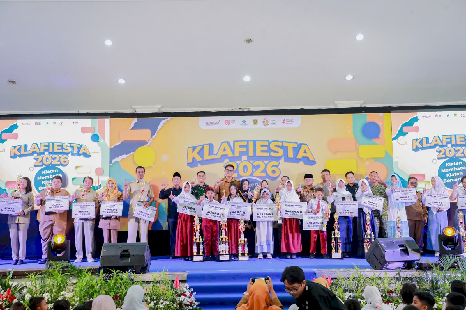 Bupati Klaten Buka Klafiesta 2026, Perkuat Budaya Literasi Sejak Dini