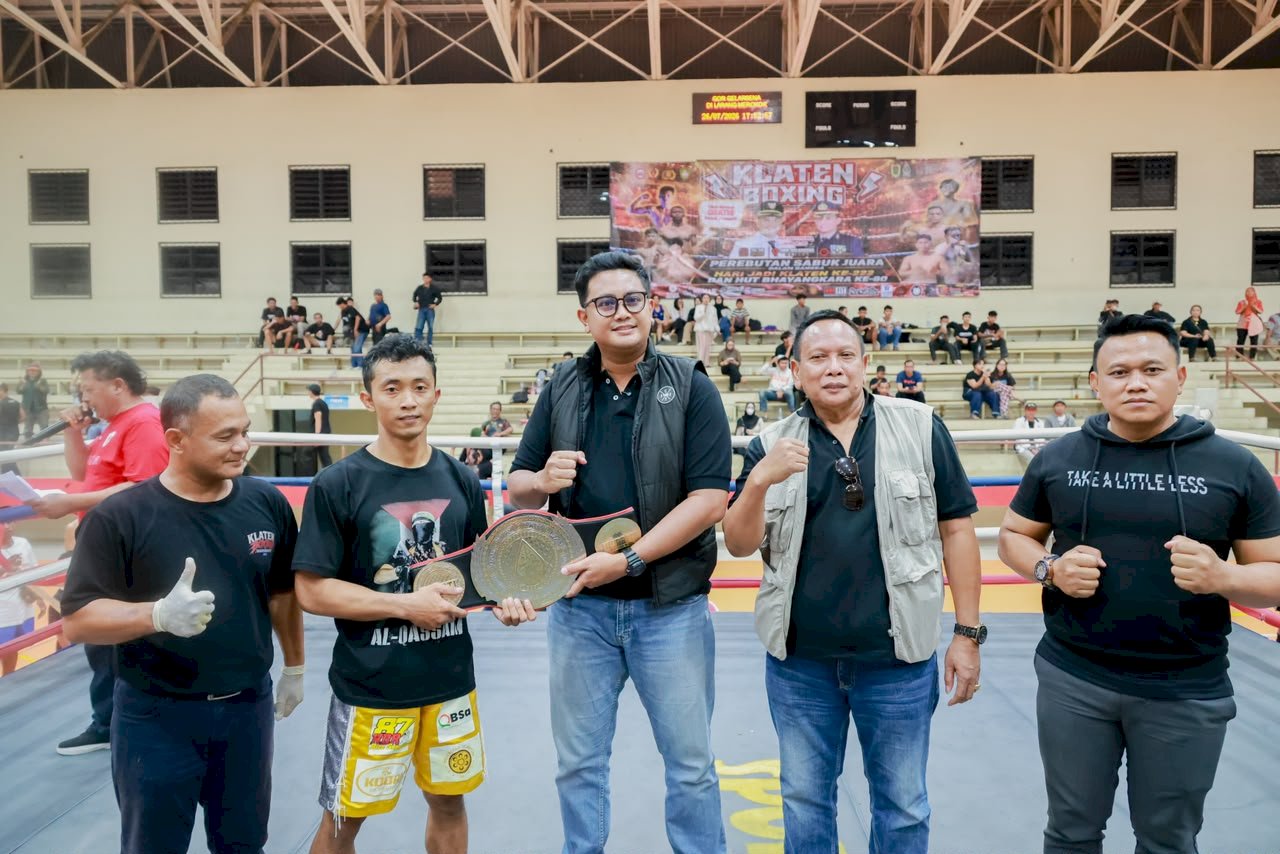 Bupati Klaten Apresiasi Klaten Boxing Championship Jadi Ruang Positif bagi Generasi Muda 