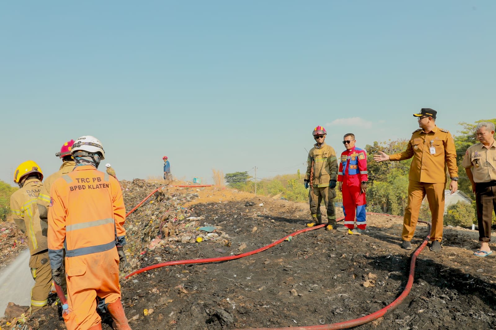 Kebakaran TPA Troketon Cepat Ditangani, Pemkab Klaten Siapkan Langkah Antisipasi 