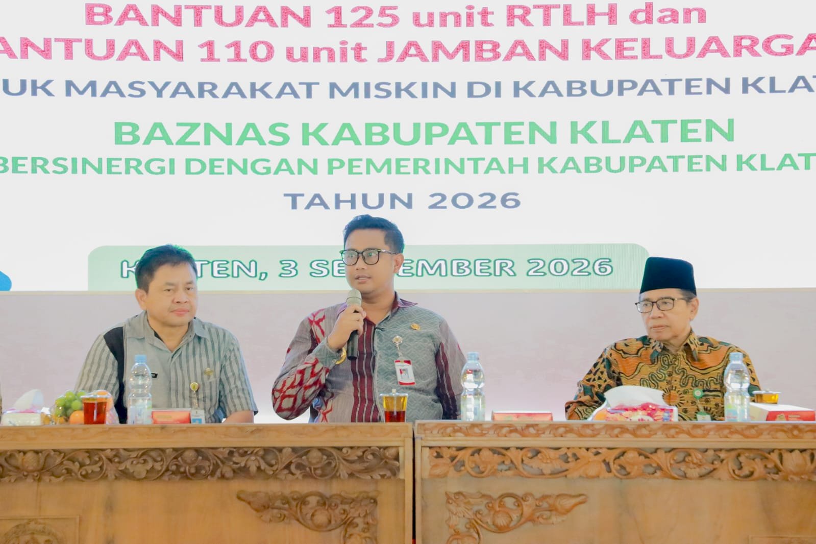 Tekan Kemiskinan, BAZNAS Klaten Bantu 125 RTLH dan 110 Jamban Keluarga