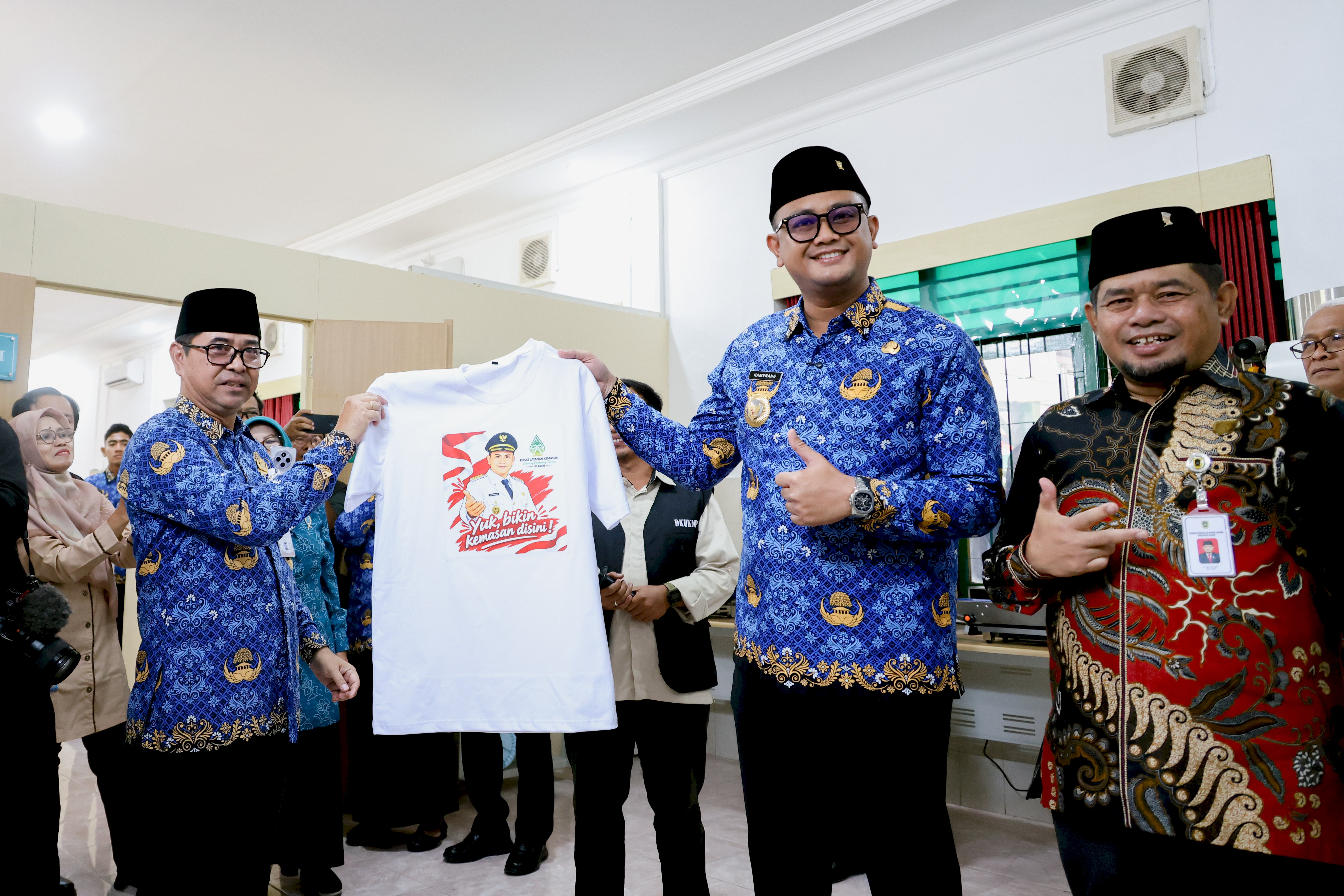 Bupati Klaten Launching Pusat Layanan Kemasan, Dorong UMKM Naik Kelas