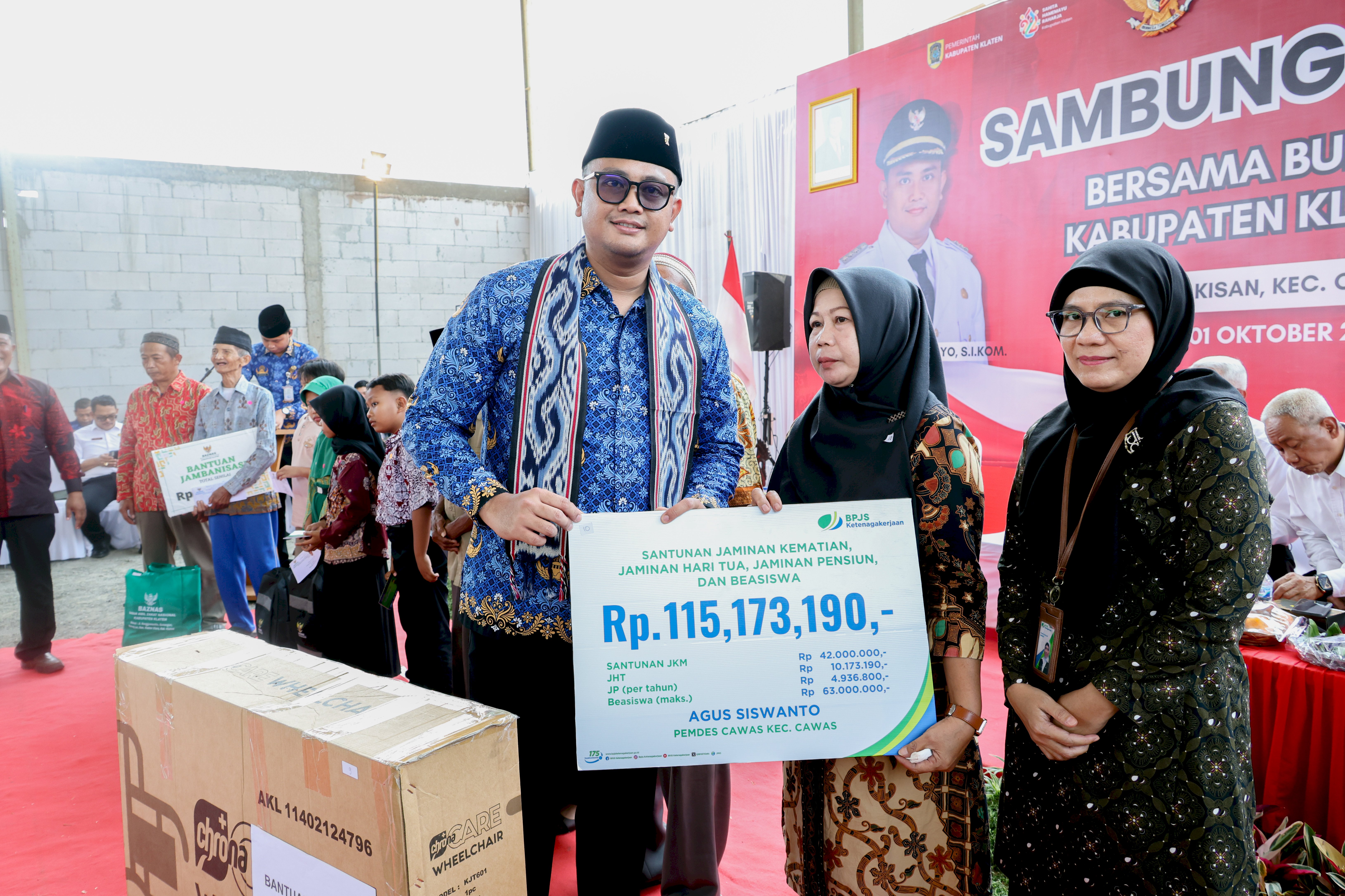 Sambung Rasa Desa Pakisan Cawas, Bupati Klaten Tampung Aspirasi soal Gedung dan Lapangan Desa 
