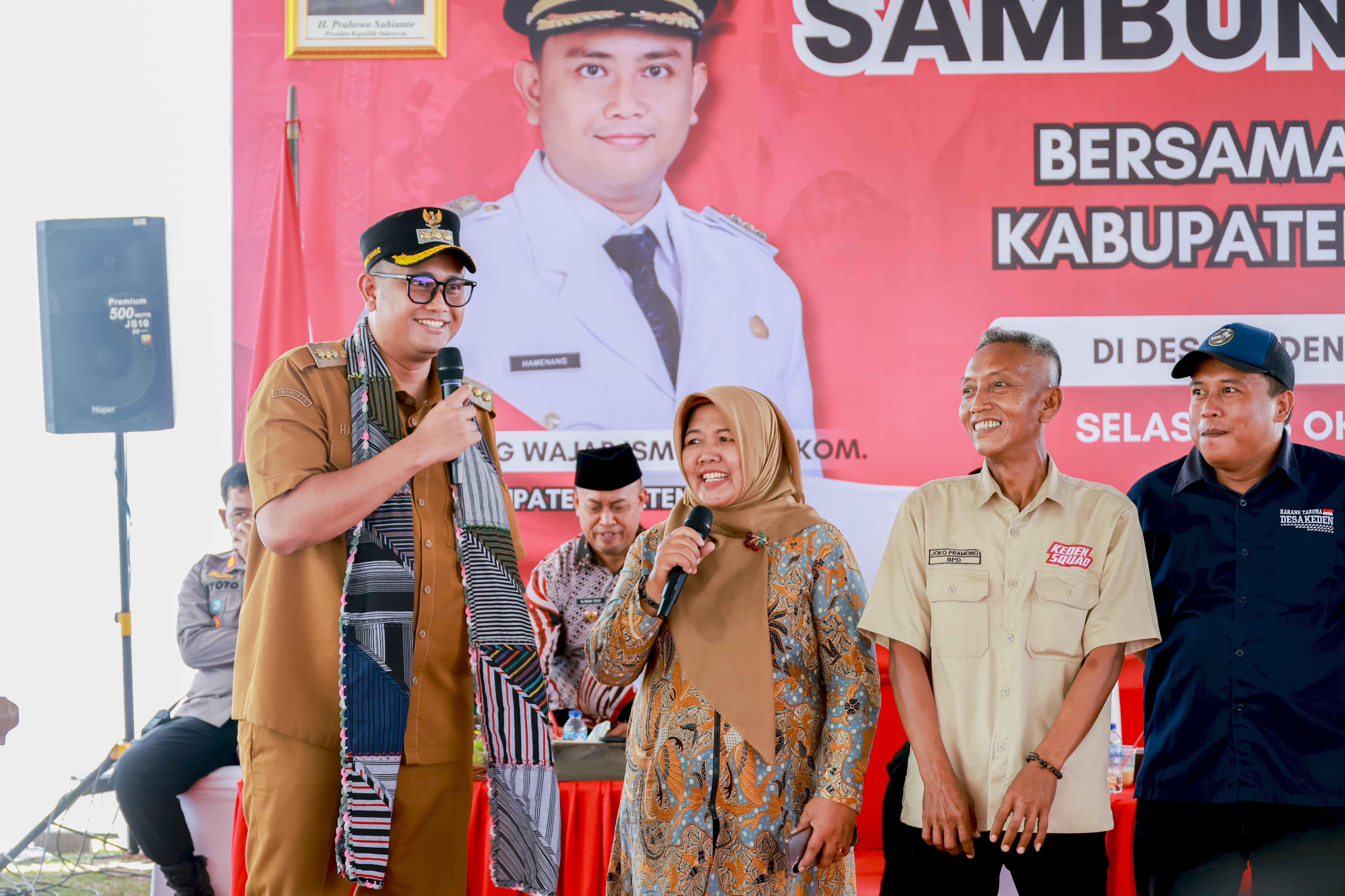 Sambung Rasa di Keden, Bupati Klaten Dorong Penguatan UMKM dan Fasilitas Olahraga Desa