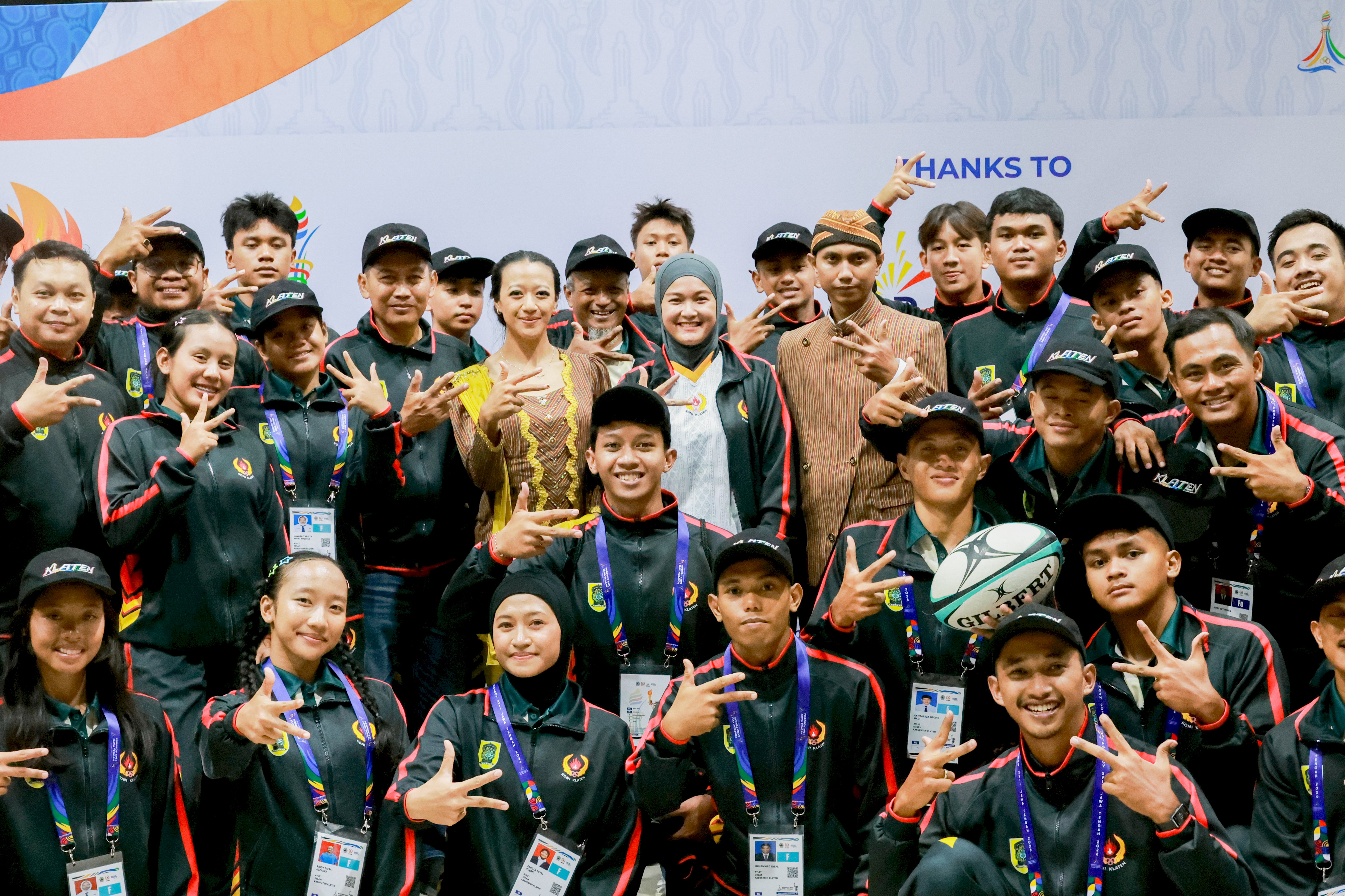 Plt Bupati Klaten Beri Semangat Kontingen Klaten di Pembukaan Porprov XVII Jateng 2026